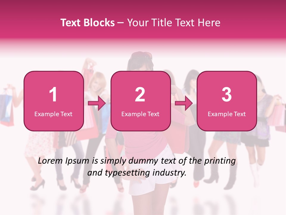 Fashion Friends Person PowerPoint Template