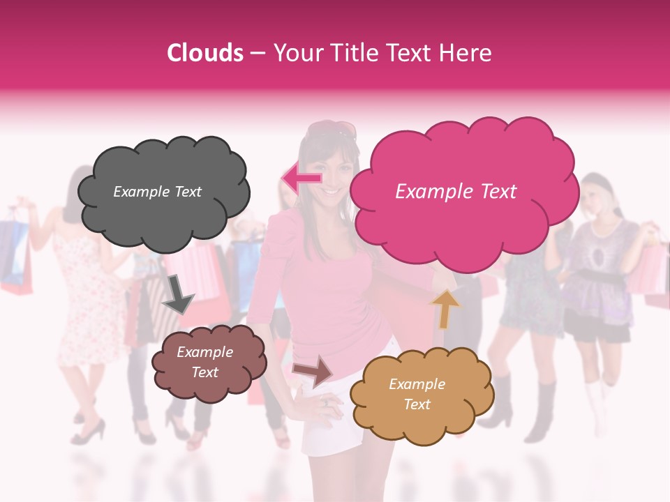 Fashion Friends Person PowerPoint Template