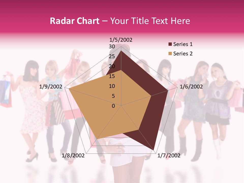 Fashion Friends Person PowerPoint Template