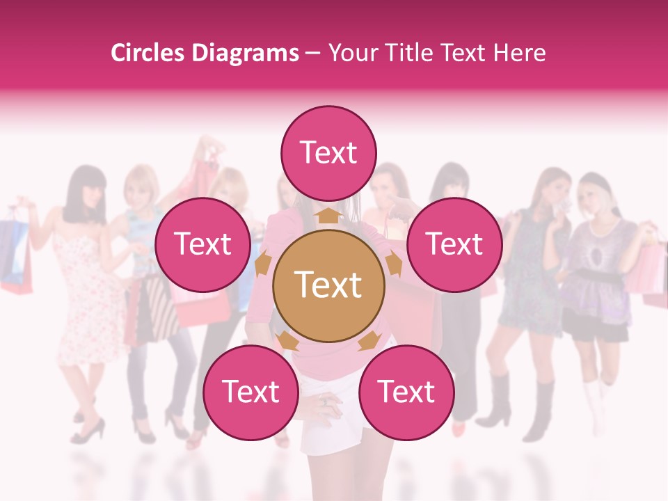 Fashion Friends Person PowerPoint Template