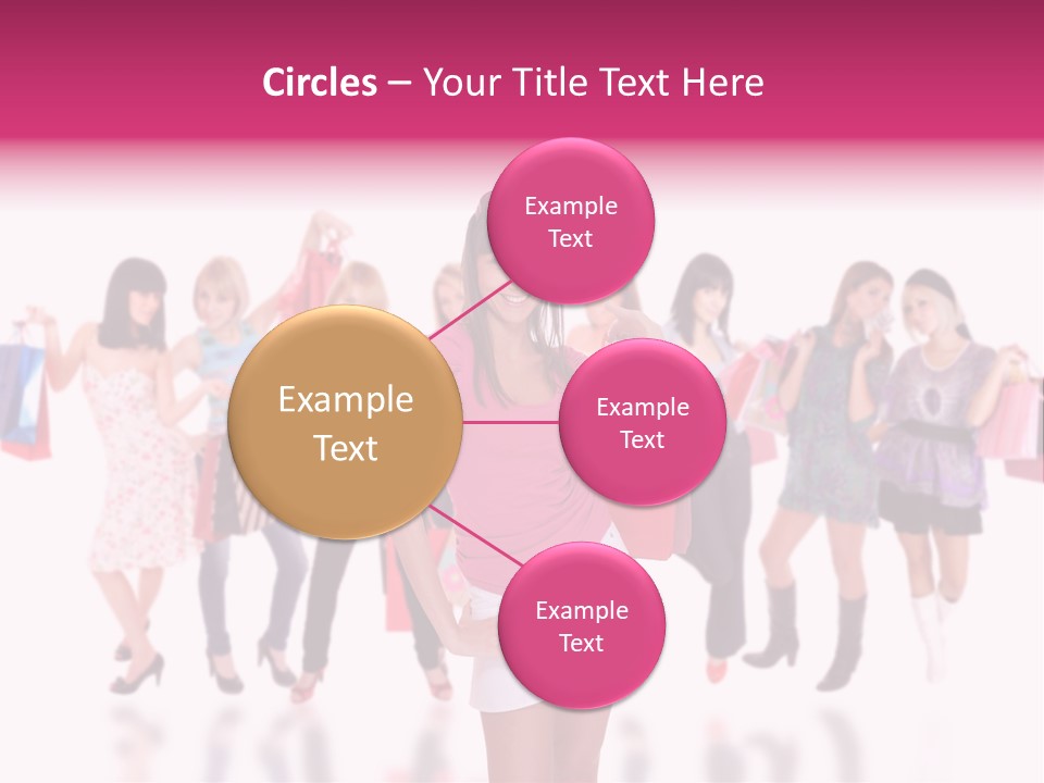 Fashion Friends Person PowerPoint Template