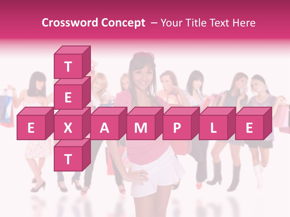 Fashion Friends Person PowerPoint Template