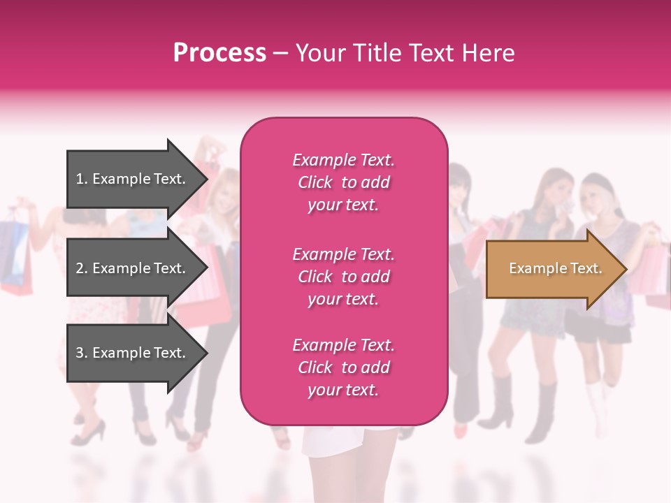 Fashion Friends Person PowerPoint Template