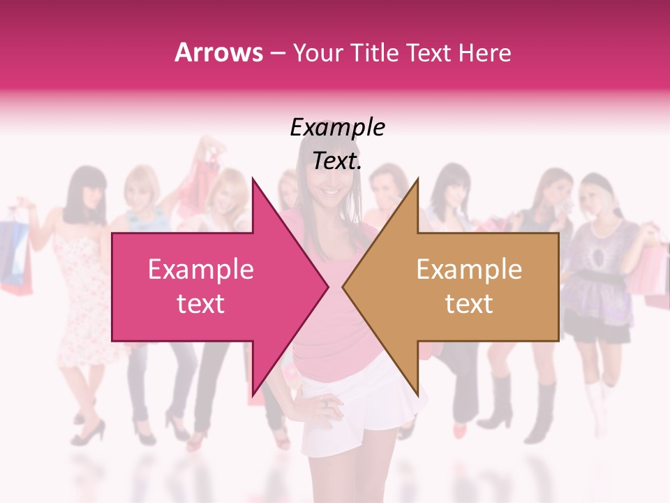 Fashion Friends Person PowerPoint Template