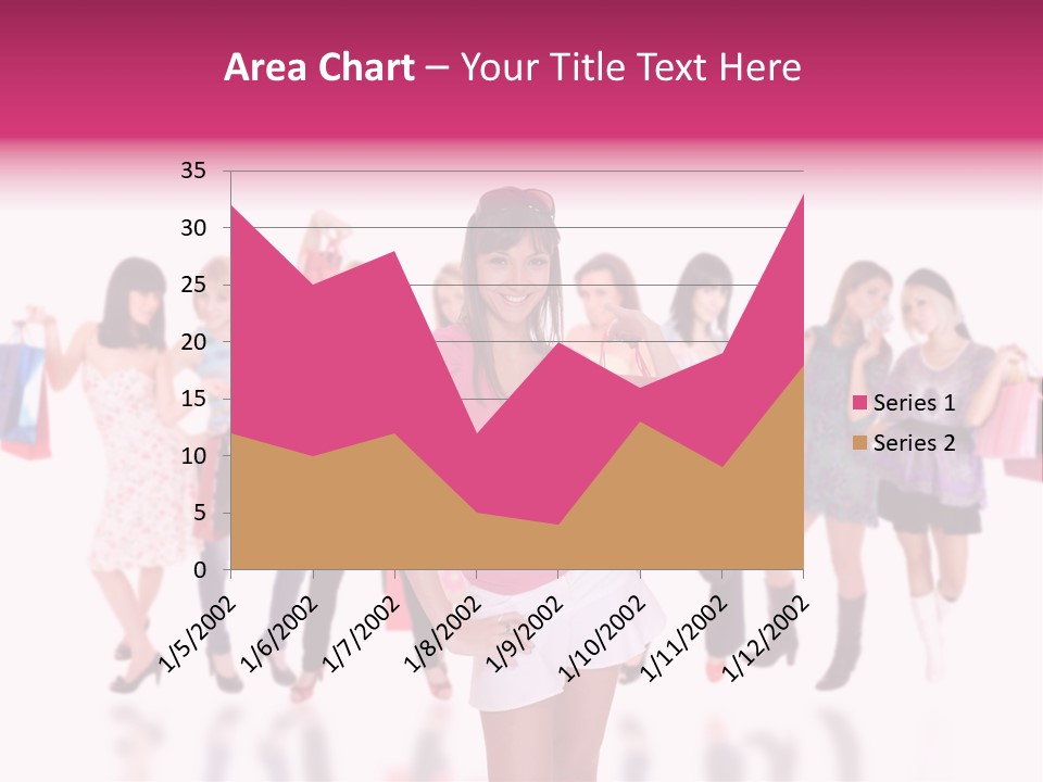 Fashion Friends Person PowerPoint Template