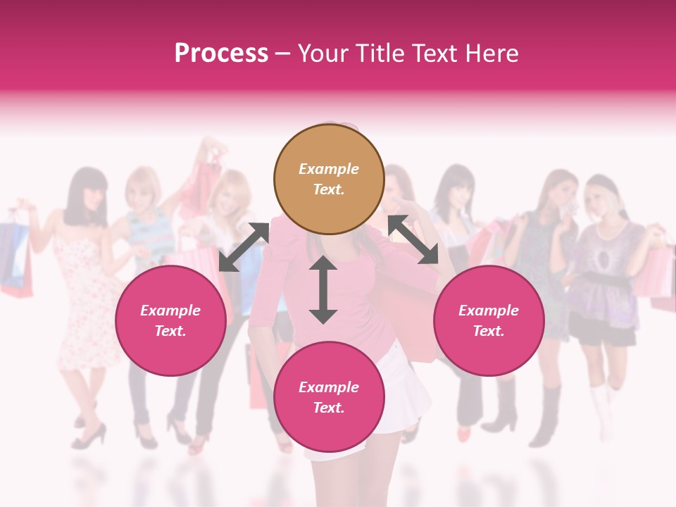 Fashion Friends Person PowerPoint Template