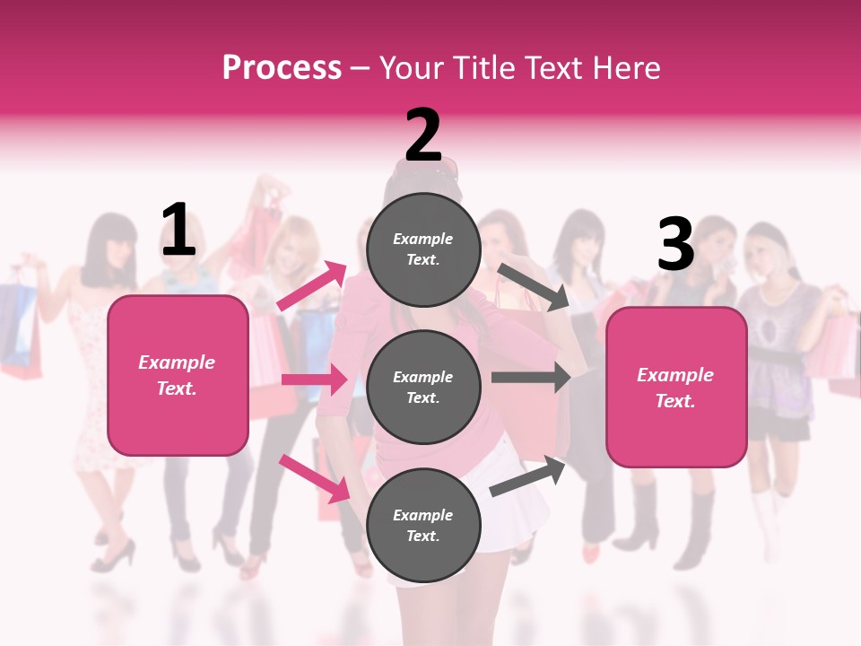 Fashion Friends Person PowerPoint Template
