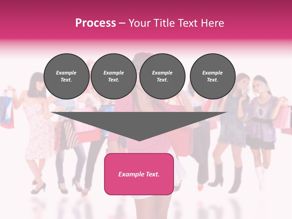 Fashion Friends Person PowerPoint Template