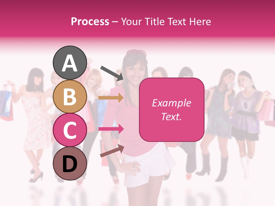 Fashion Friends Person PowerPoint Template