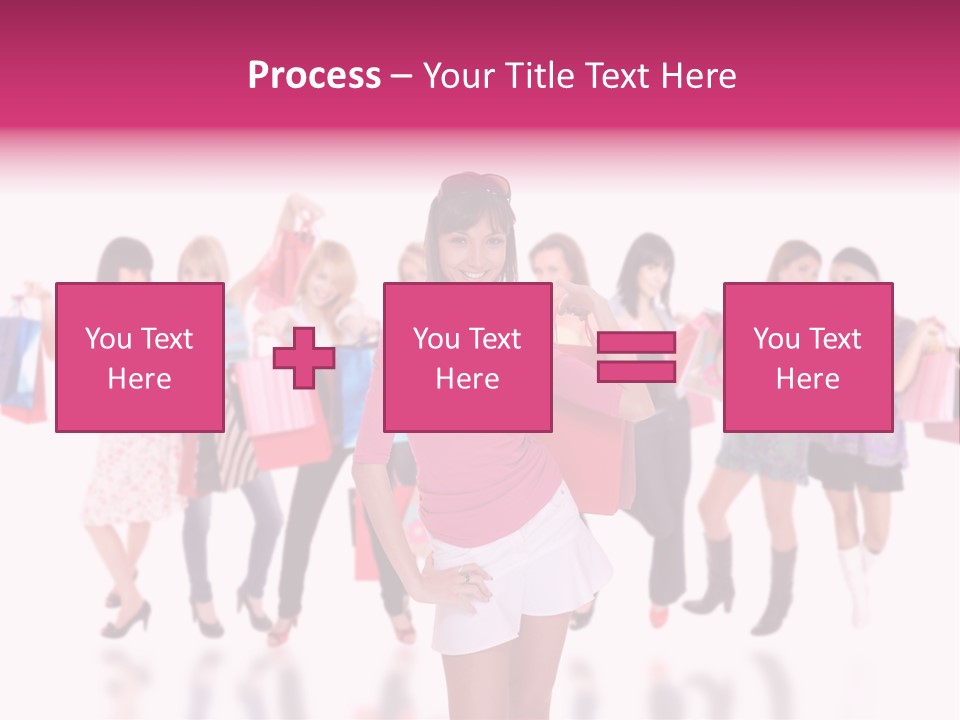 Fashion Friends Person PowerPoint Template