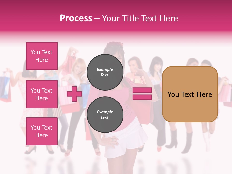 Fashion Friends Person PowerPoint Template