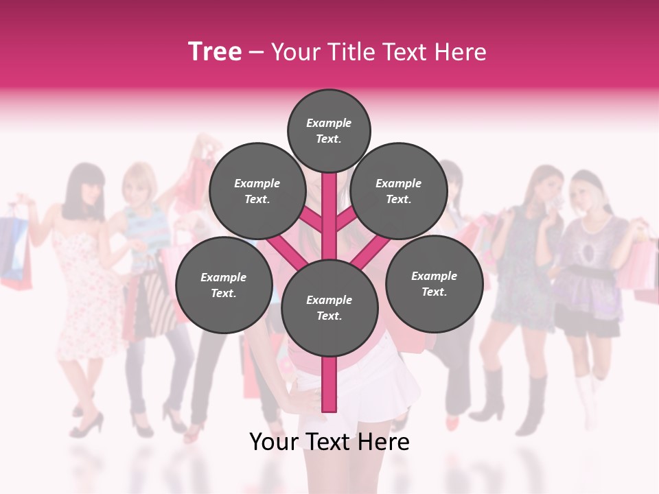 Fashion Friends Person PowerPoint Template