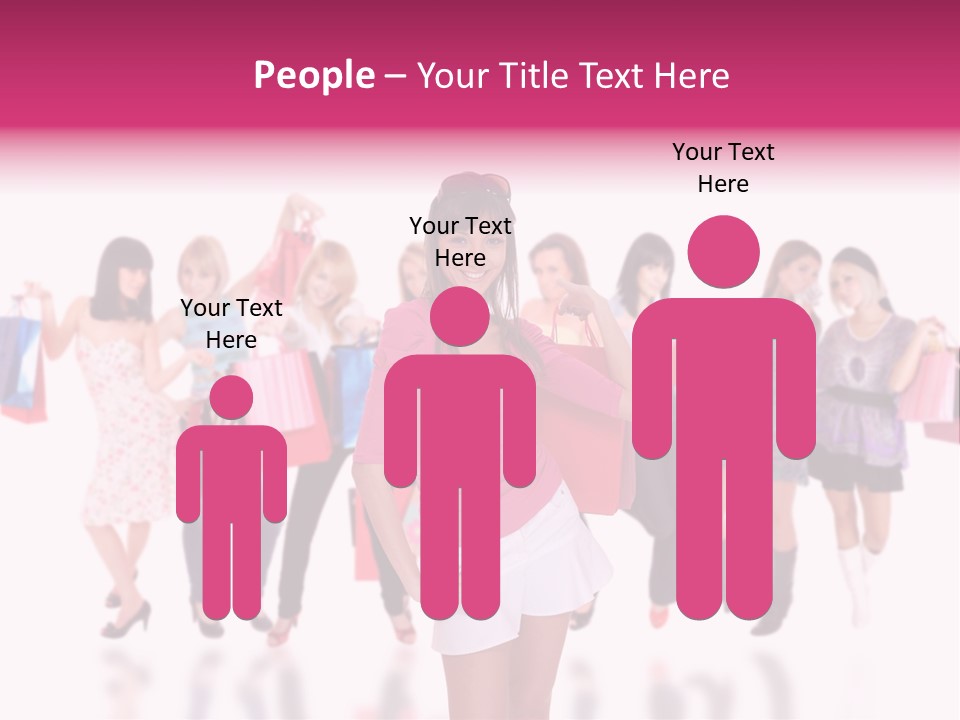 Fashion Friends Person PowerPoint Template