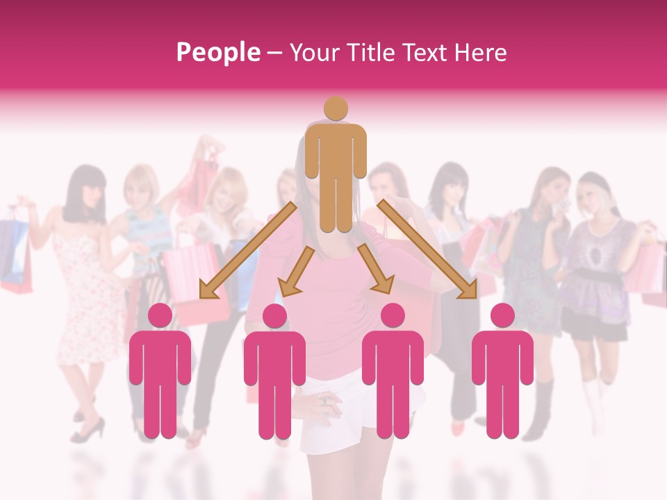 Fashion Friends Person PowerPoint Template