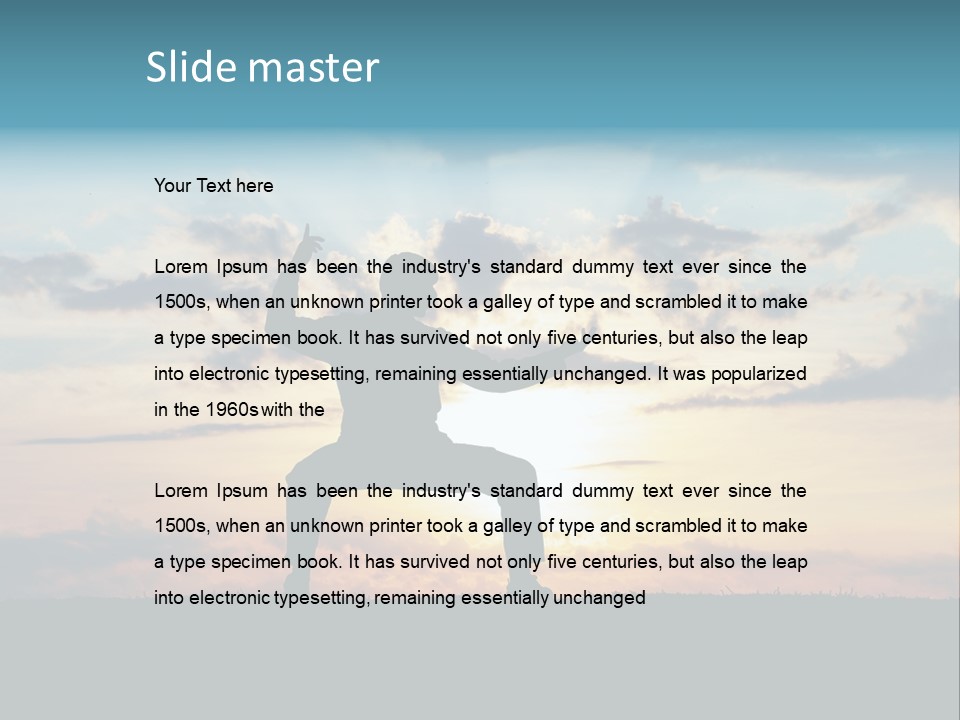 Skill Art Stunt PowerPoint Template