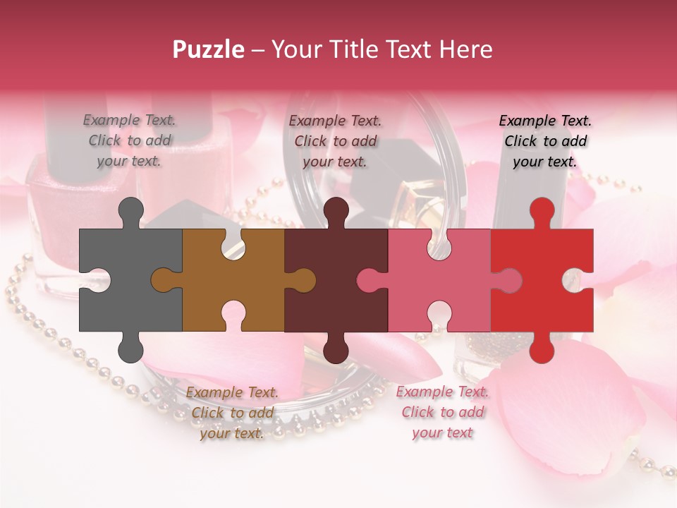 Decorative Female Mirror PowerPoint Template