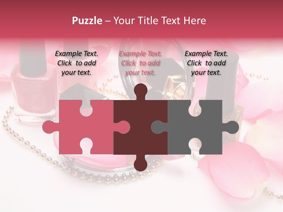 Decorative Female Mirror PowerPoint Template