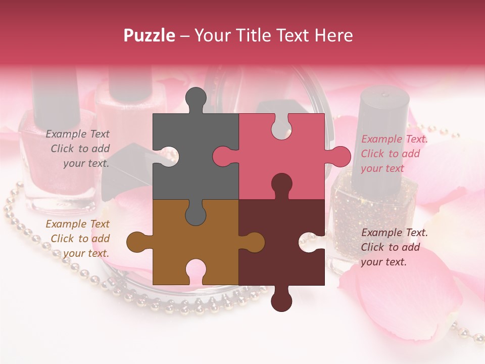 Decorative Female Mirror PowerPoint Template