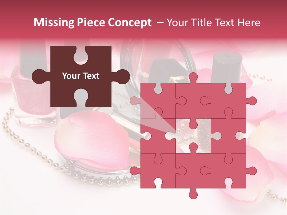 Decorative Female Mirror PowerPoint Template