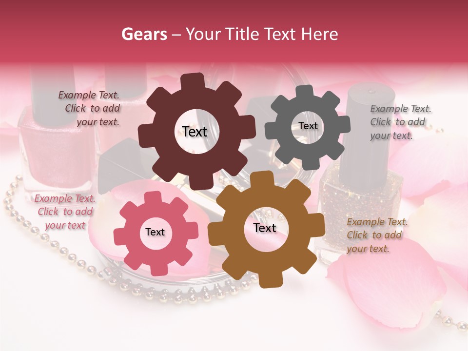 Decorative Female Mirror PowerPoint Template
