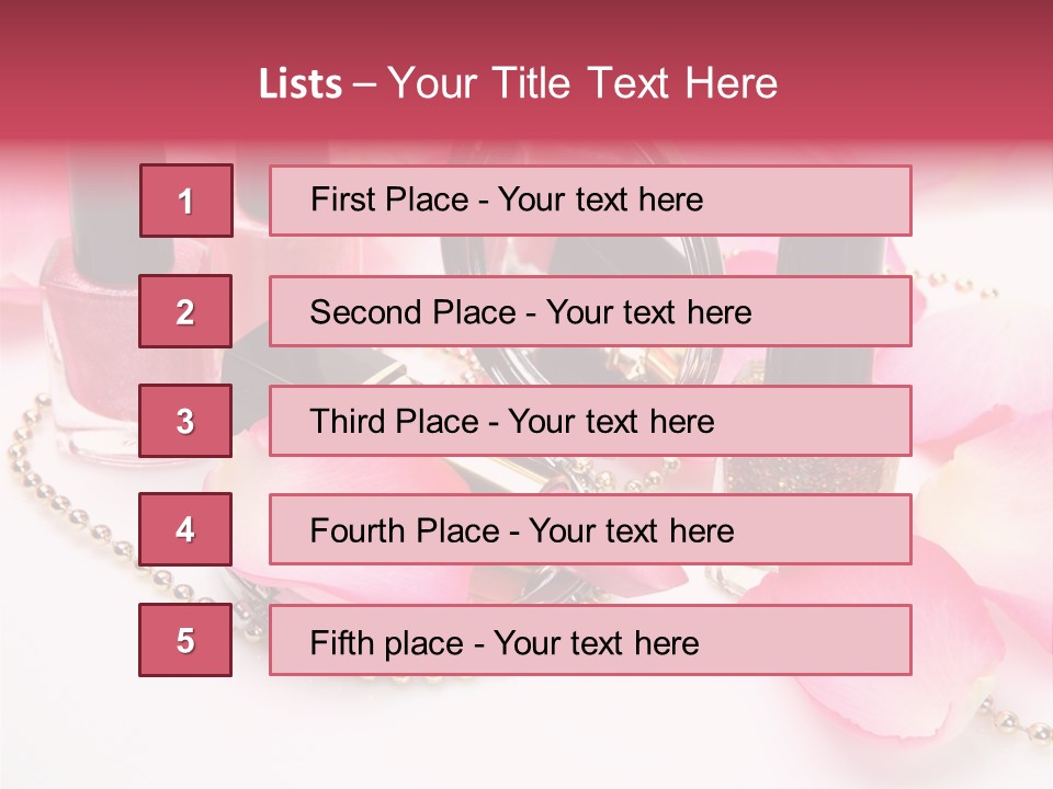 Decorative Female Mirror PowerPoint Template
