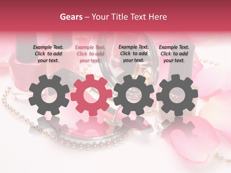 Decorative Female Mirror PowerPoint Template