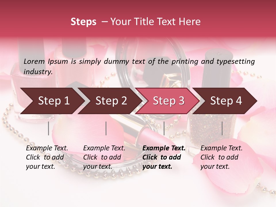 Decorative Female Mirror PowerPoint Template