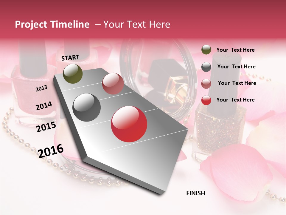 Decorative Female Mirror PowerPoint Template
