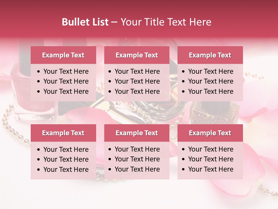 Decorative Female Mirror PowerPoint Template