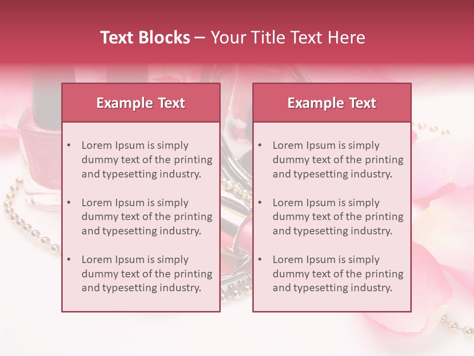 Decorative Female Mirror PowerPoint Template