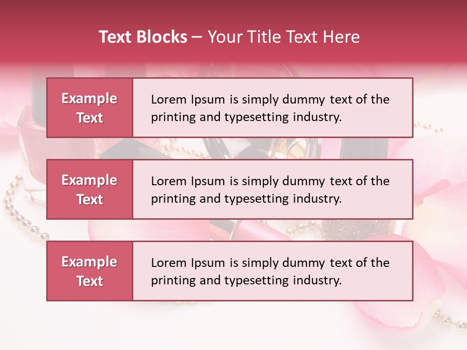 Decorative Female Mirror PowerPoint Template