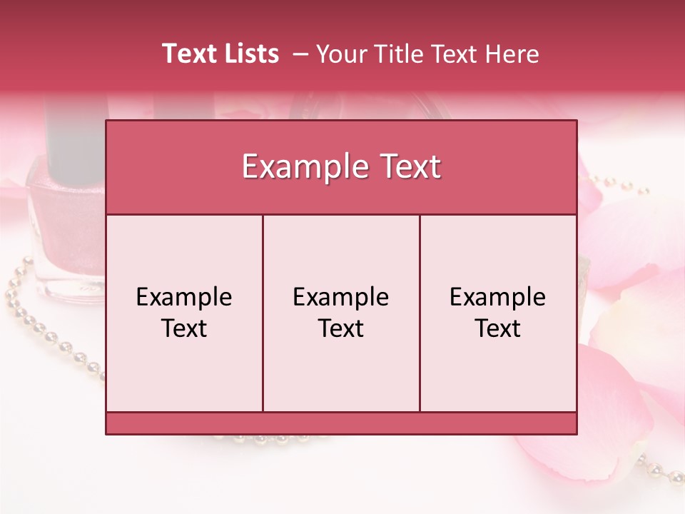 Decorative Female Mirror PowerPoint Template
