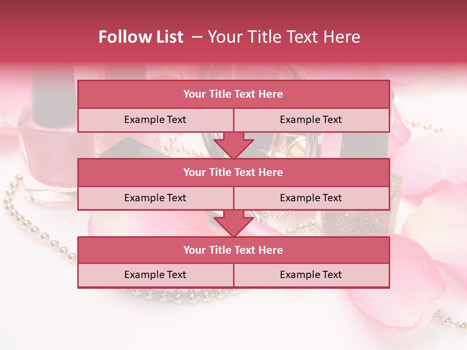 Decorative Female Mirror PowerPoint Template