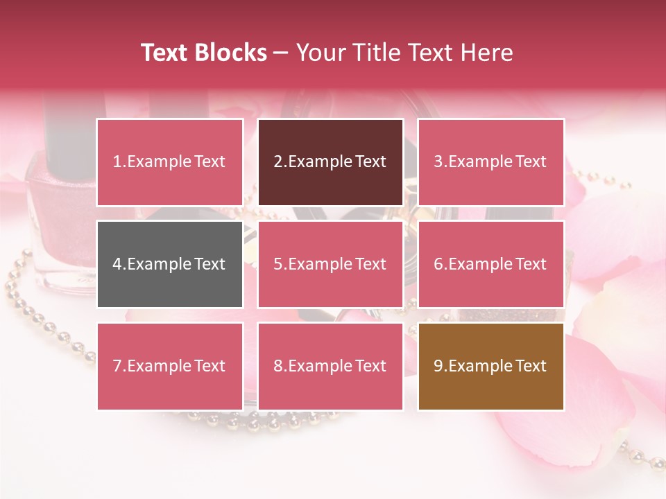 Decorative Female Mirror PowerPoint Template