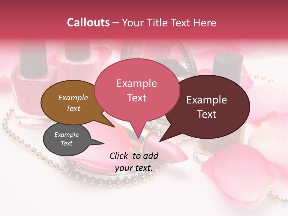 Decorative Female Mirror PowerPoint Template