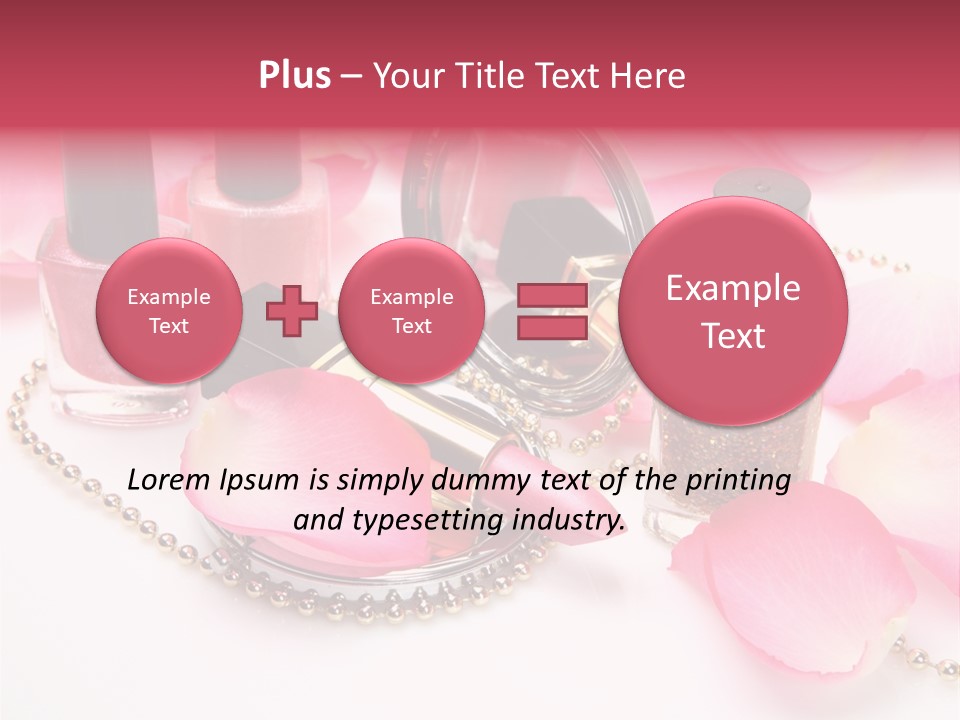 Decorative Female Mirror PowerPoint Template