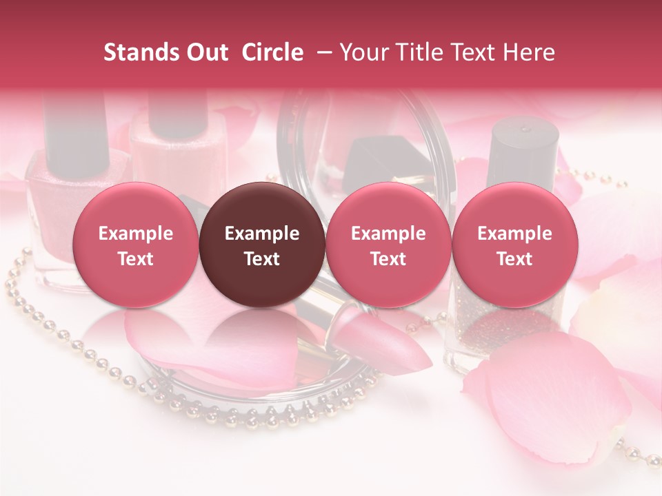 Decorative Female Mirror PowerPoint Template