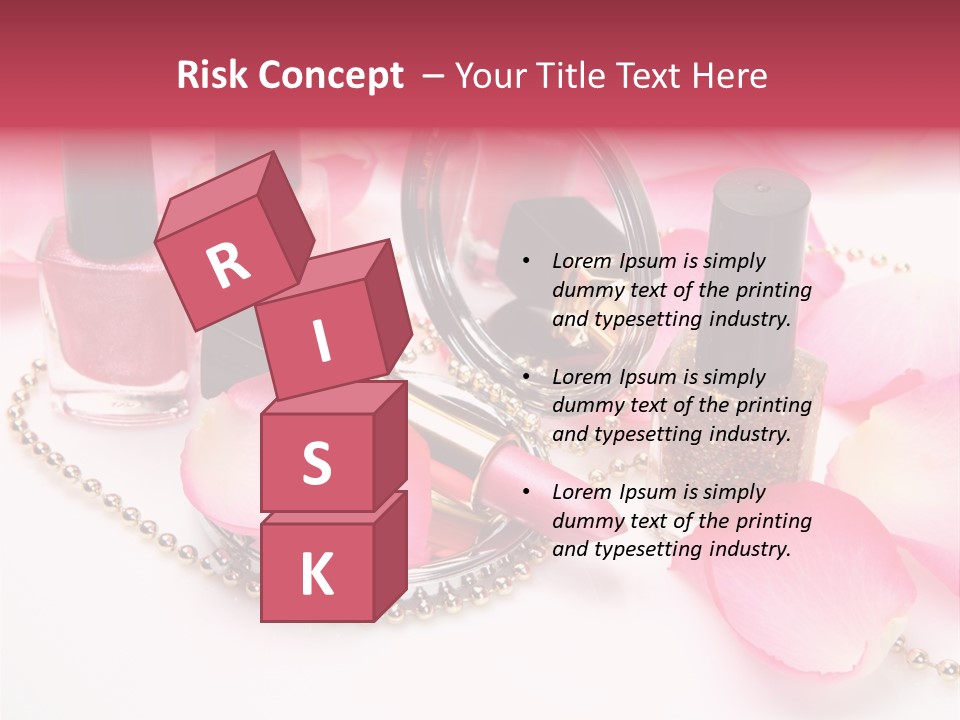 Decorative Female Mirror PowerPoint Template