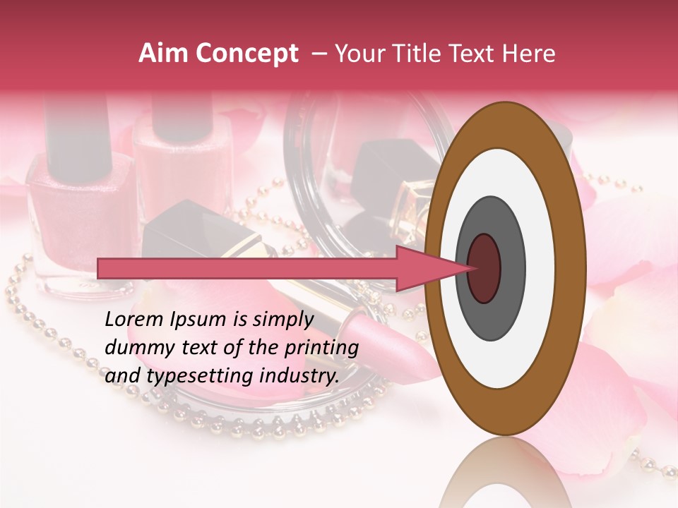 Decorative Female Mirror PowerPoint Template