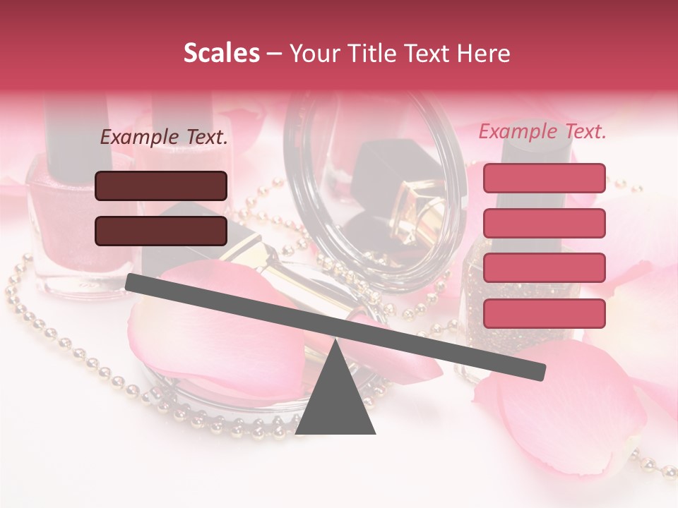 Decorative Female Mirror PowerPoint Template