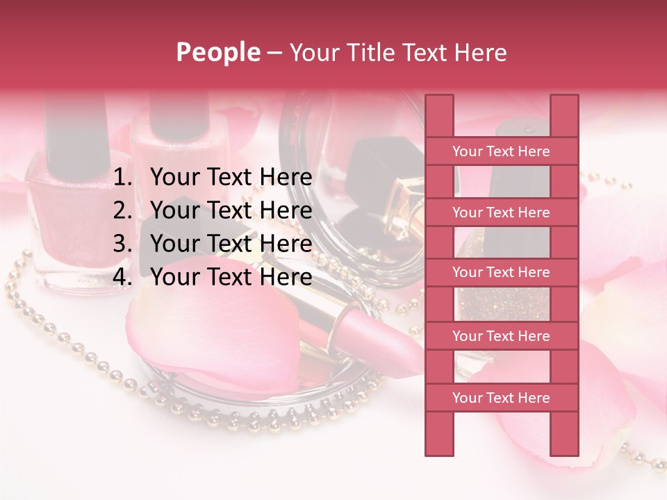 Decorative Female Mirror PowerPoint Template