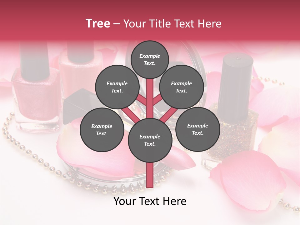 Decorative Female Mirror PowerPoint Template