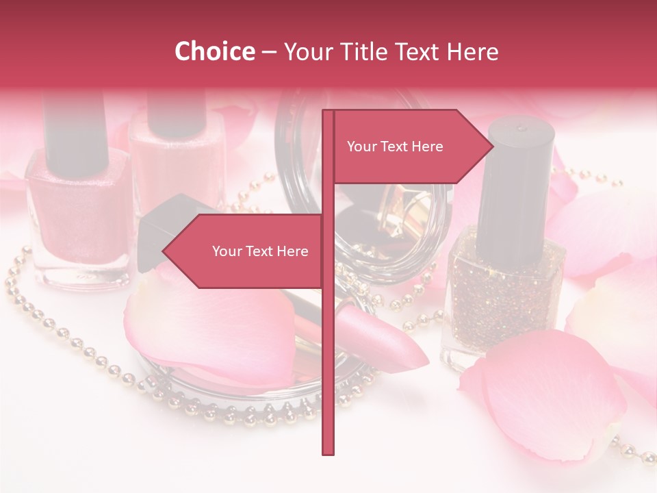 Decorative Female Mirror PowerPoint Template