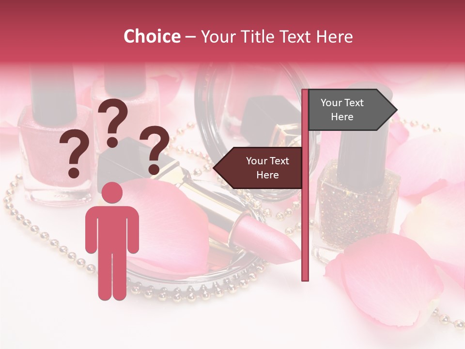 Decorative Female Mirror PowerPoint Template