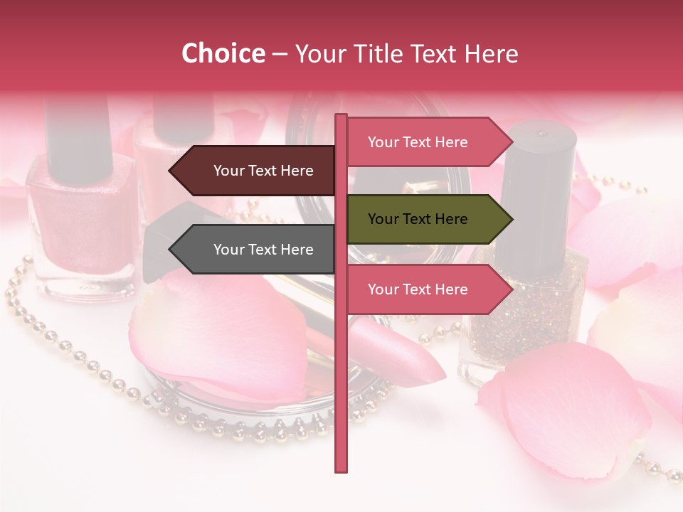 Decorative Female Mirror PowerPoint Template