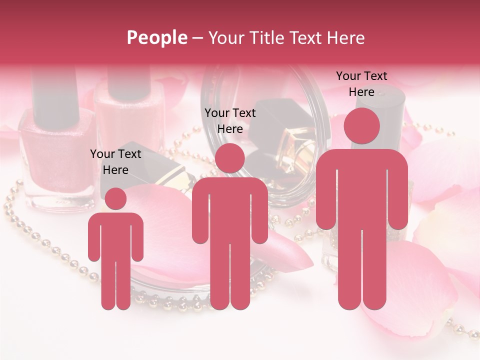 Decorative Female Mirror PowerPoint Template