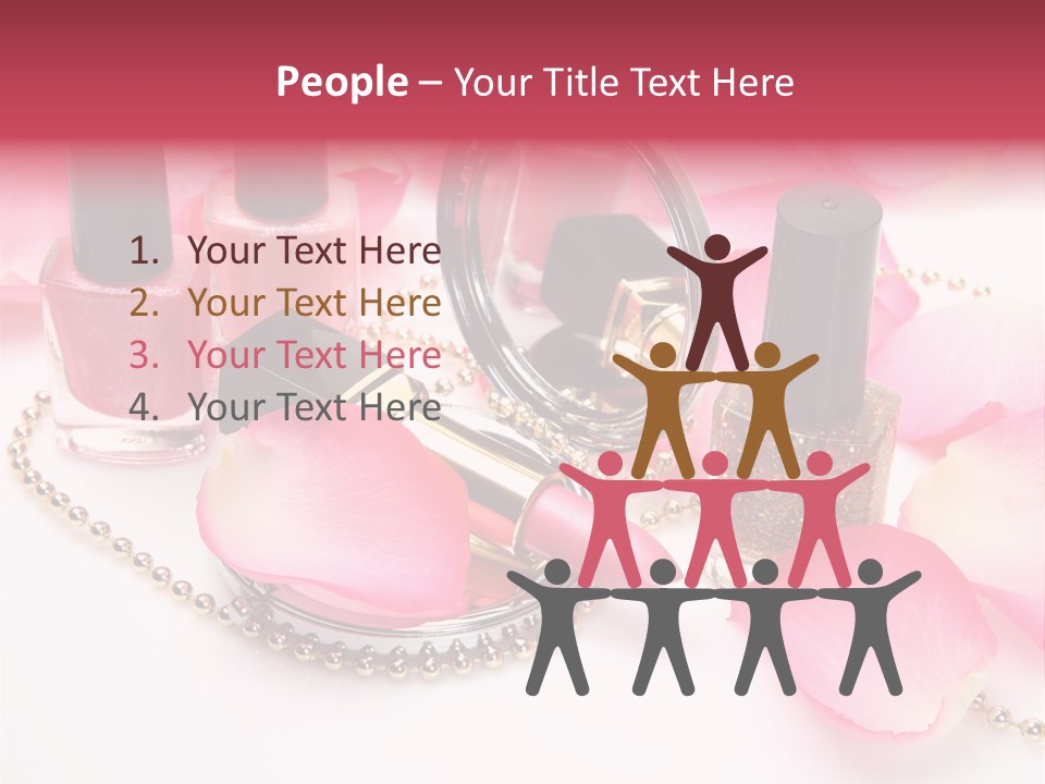 Decorative Female Mirror PowerPoint Template