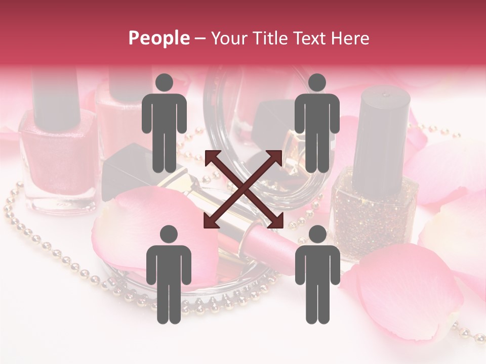 Decorative Female Mirror PowerPoint Template