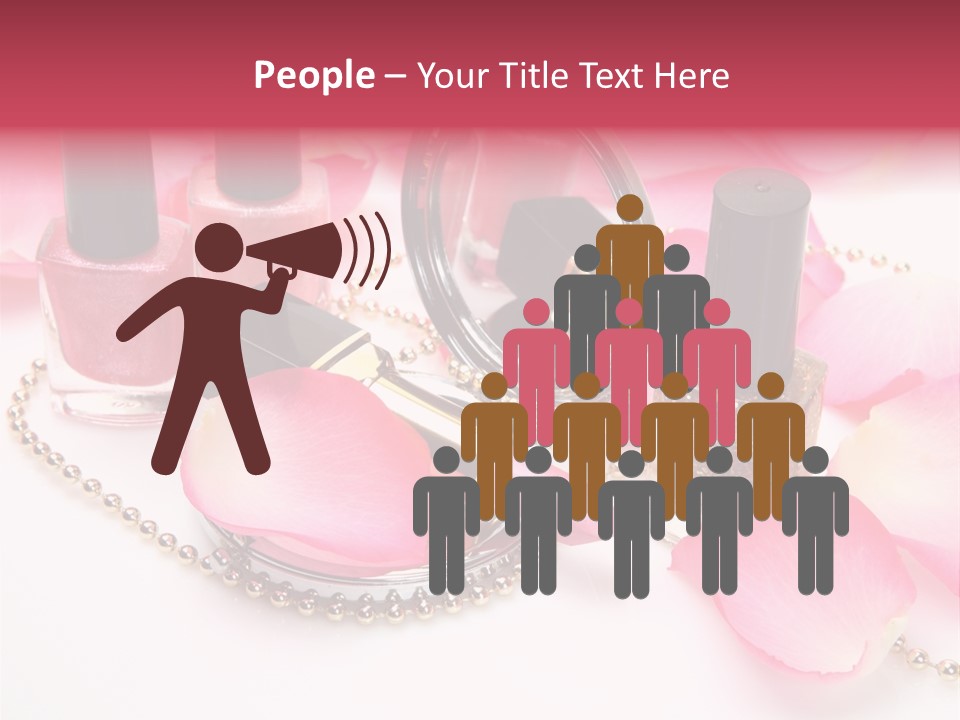 Decorative Female Mirror PowerPoint Template