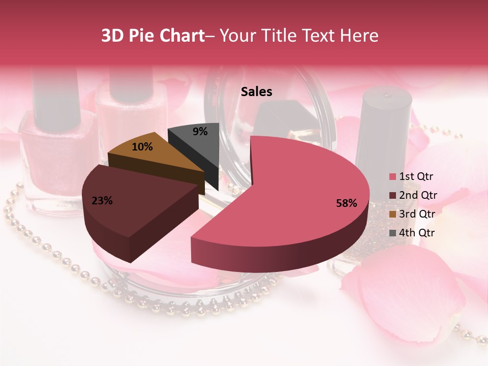 Decorative Female Mirror PowerPoint Template